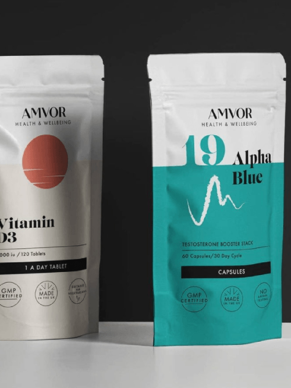 Recyclable Supplement Packaging Pouches Supplement Stand Up Pouches