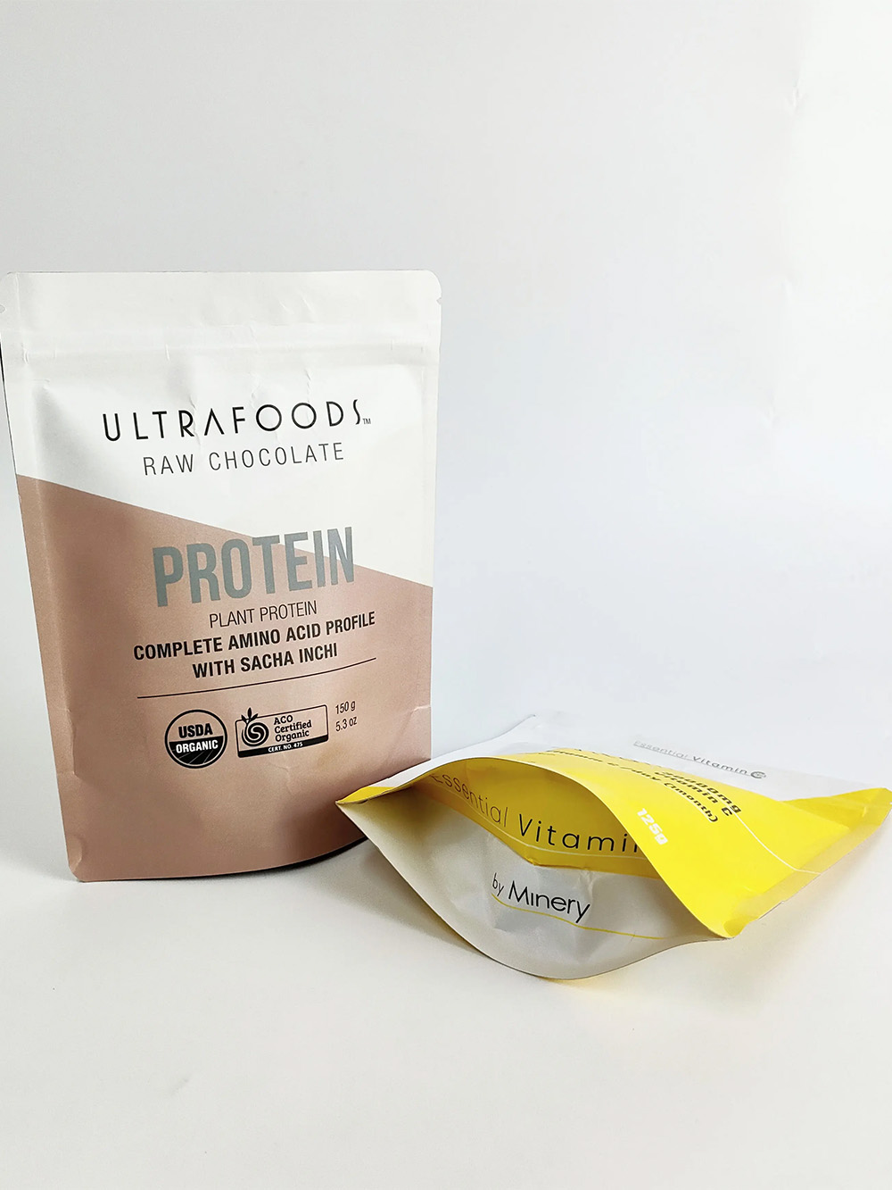 Recyclable Supplement Packaging Pouches Supplement Stand Up Pouches