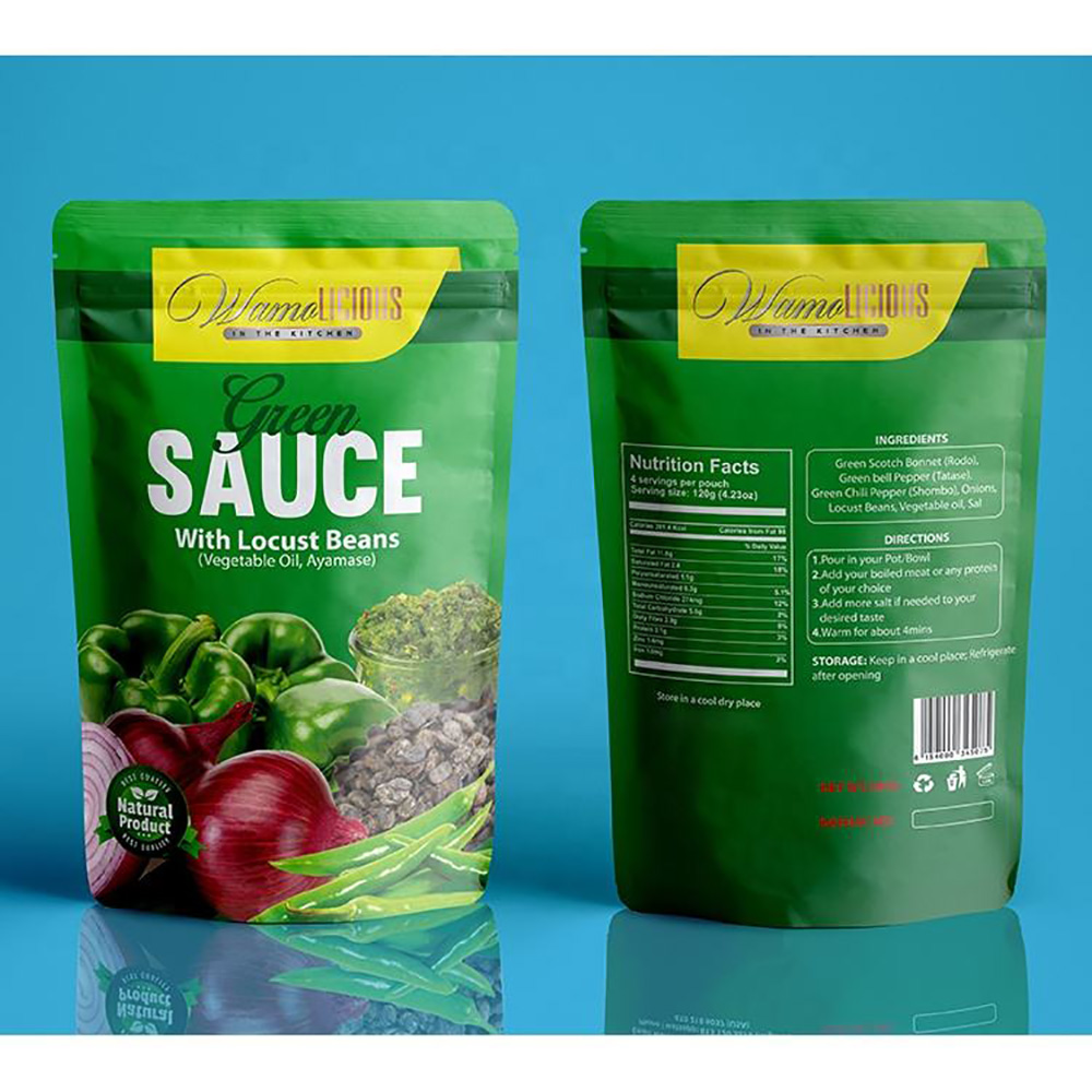 Retort Pouch For Hotfill Soup Sauce Packaging