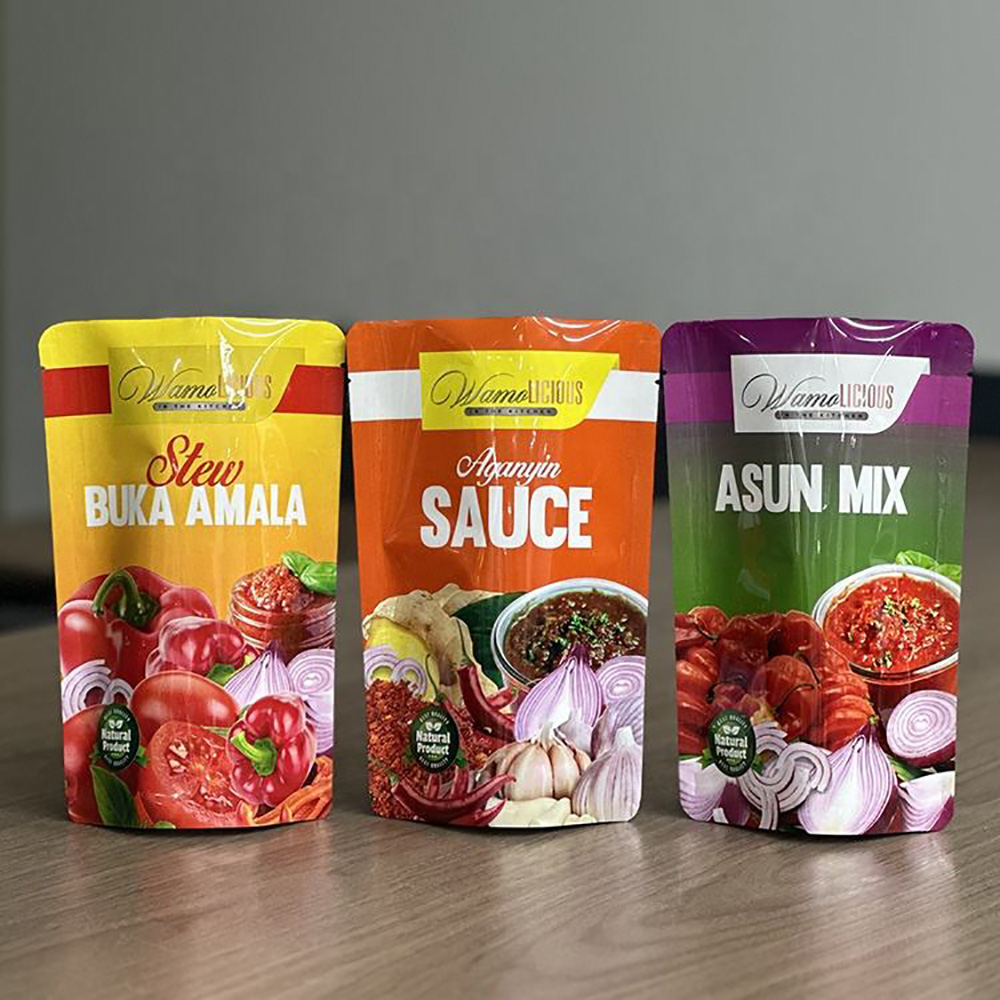 Retort Pouch For Hotfill Soup Sauce Packaging