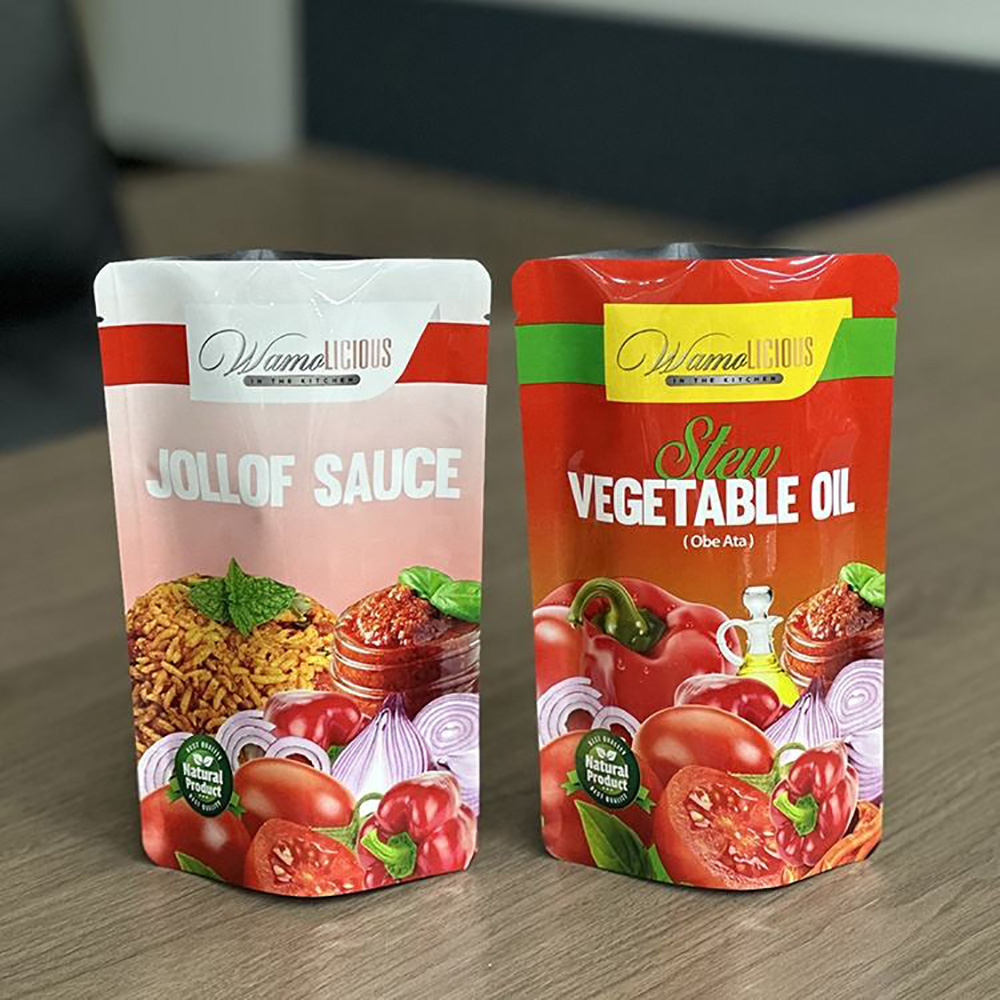 Retort Pouch For Hotfill Soup Sauce Packaging