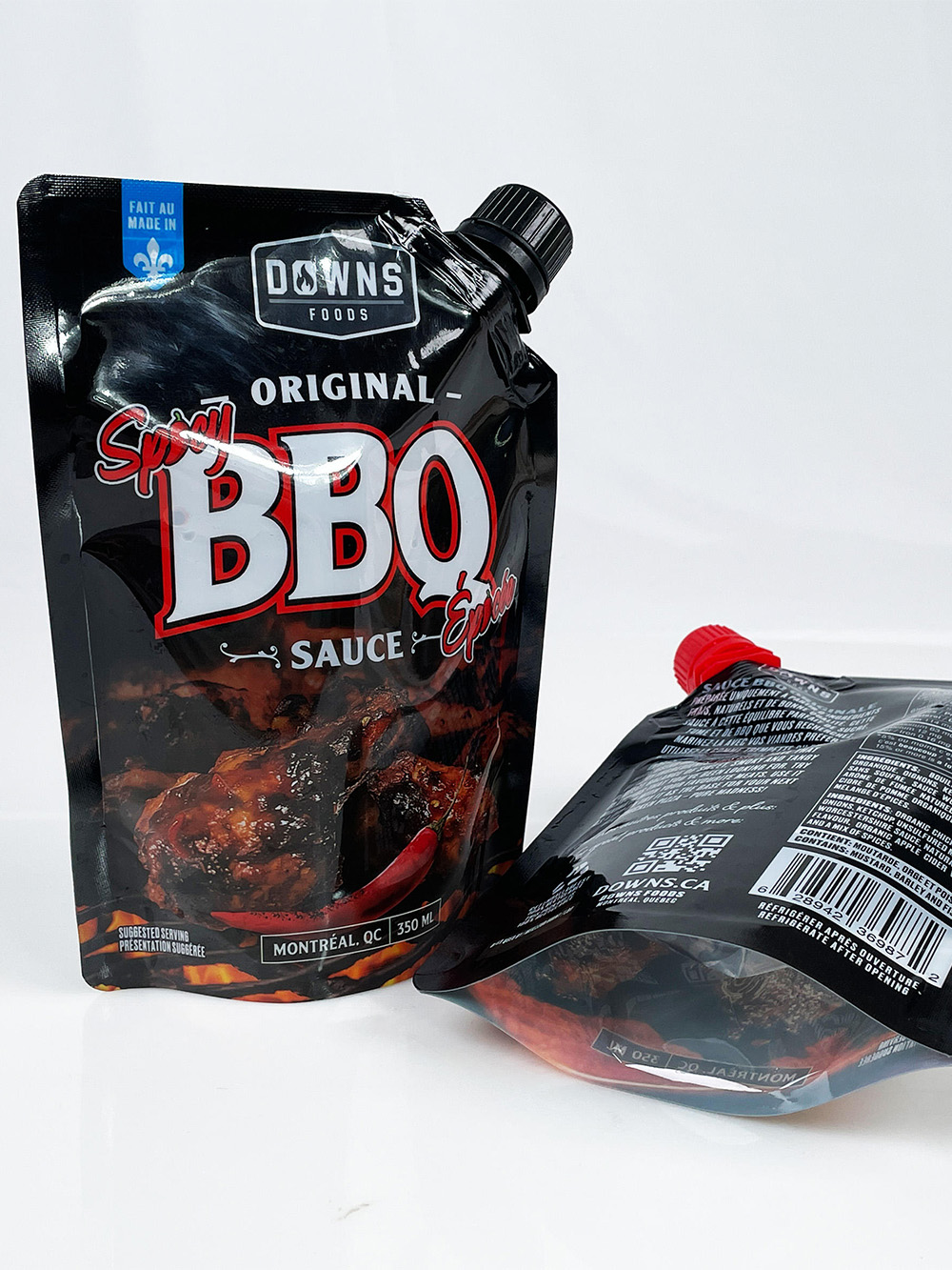 BBQ Sauce Spout Pouches