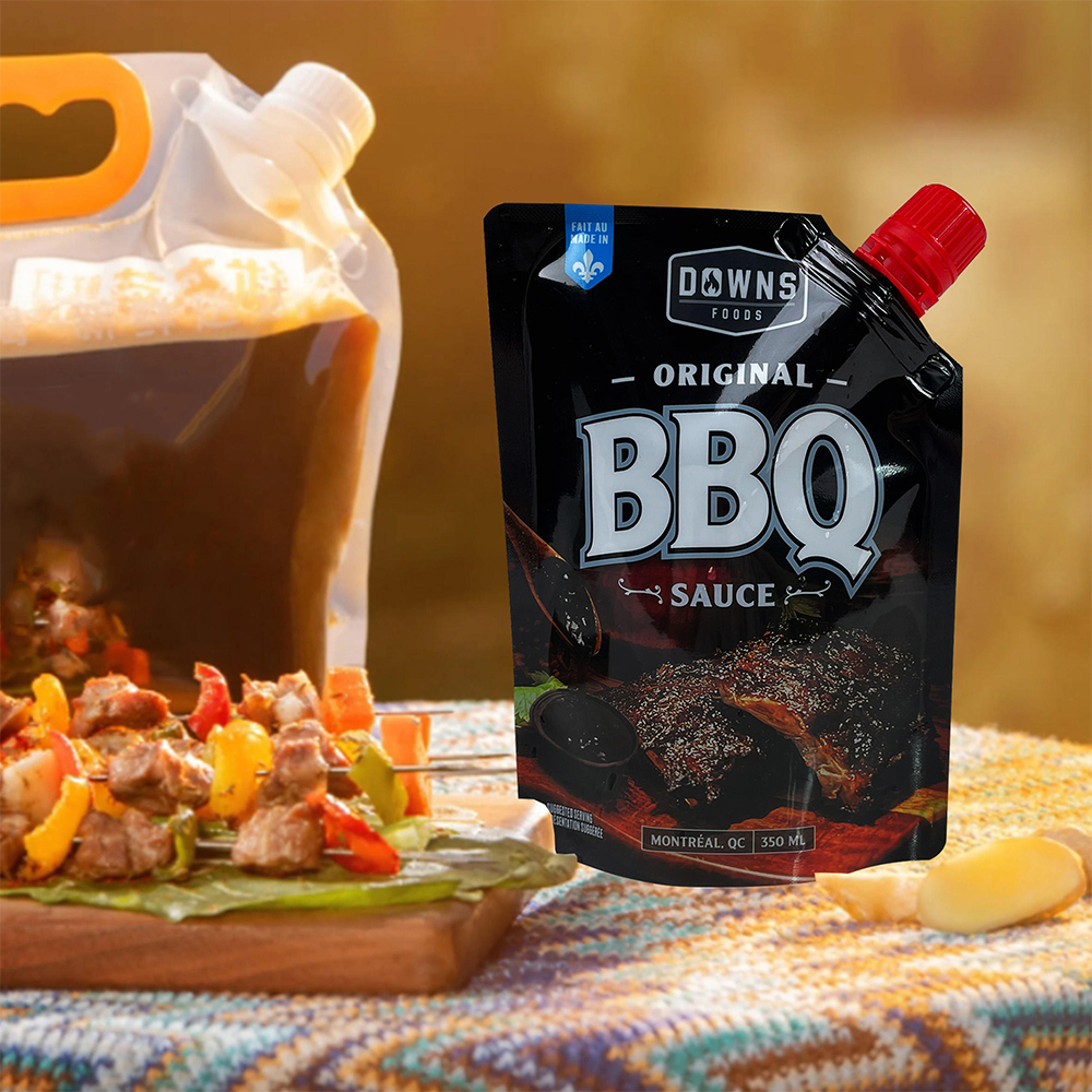 BBQ Sauce Spout Pouches