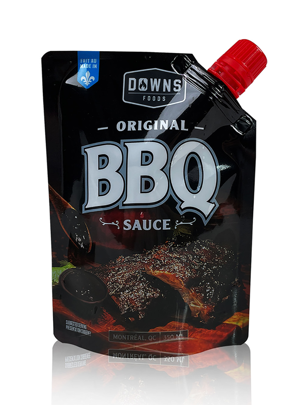 BBQ Sauce Spout Pouches