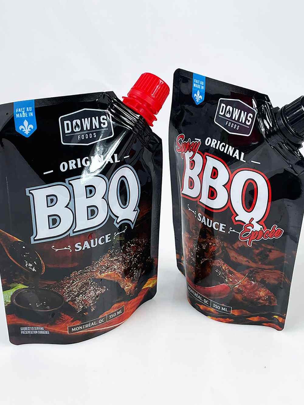 BBQ Sauce Spout Pouches