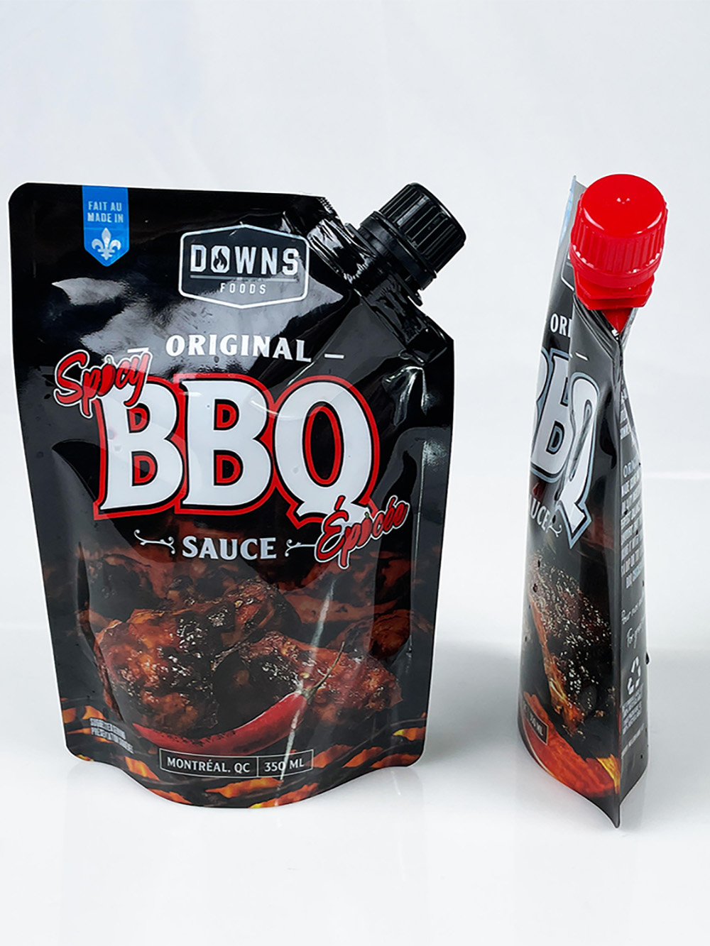 BBQ Sauce Spout Pouches
