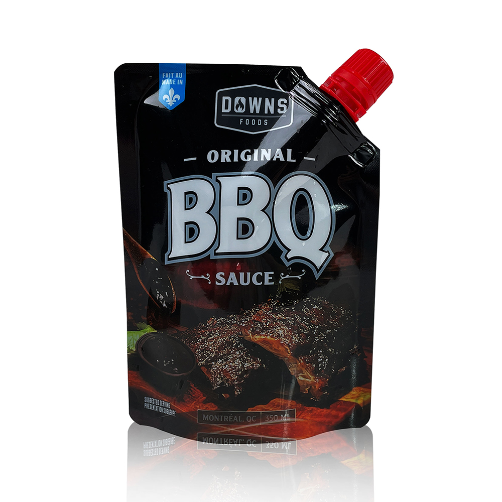 BBQ Sauce Spout Pouches