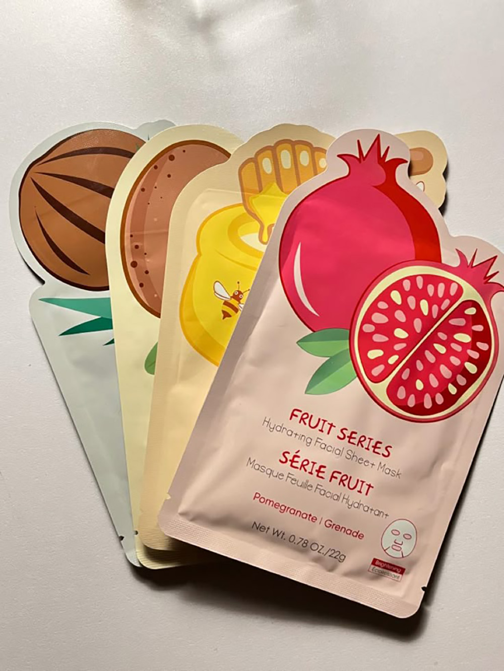 Shaped Cosmetic Packaging Pouches facial mask pouches for beauty products