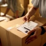 Shipping Labels Printing with branded finishing & branding