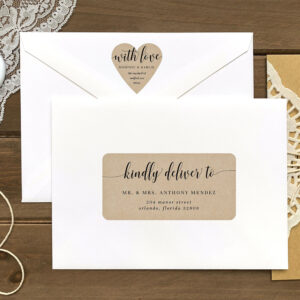 Shipping Labels Printing with branded finishing & branding