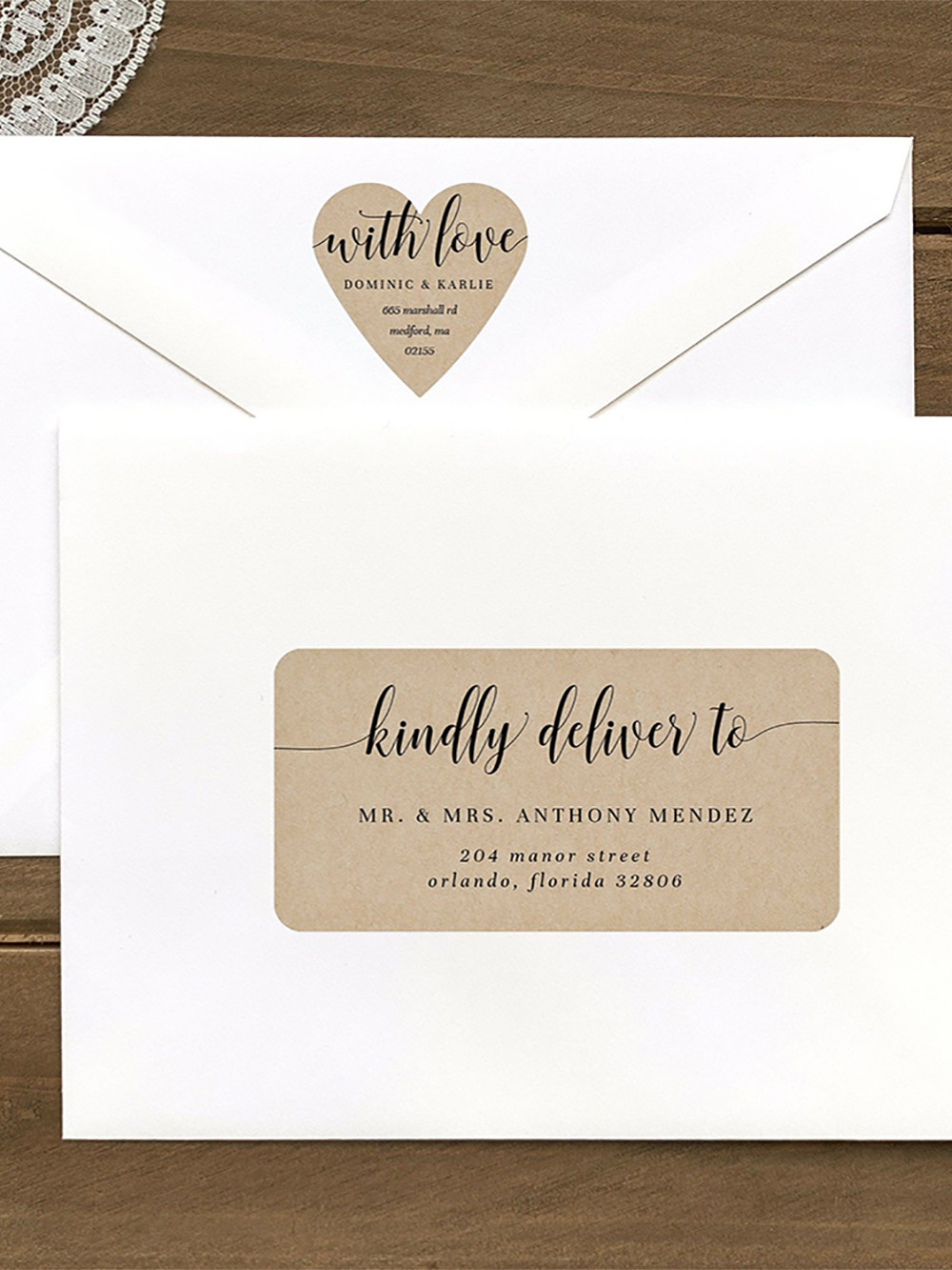 Shipping Labels Printing with branded finishing & branding