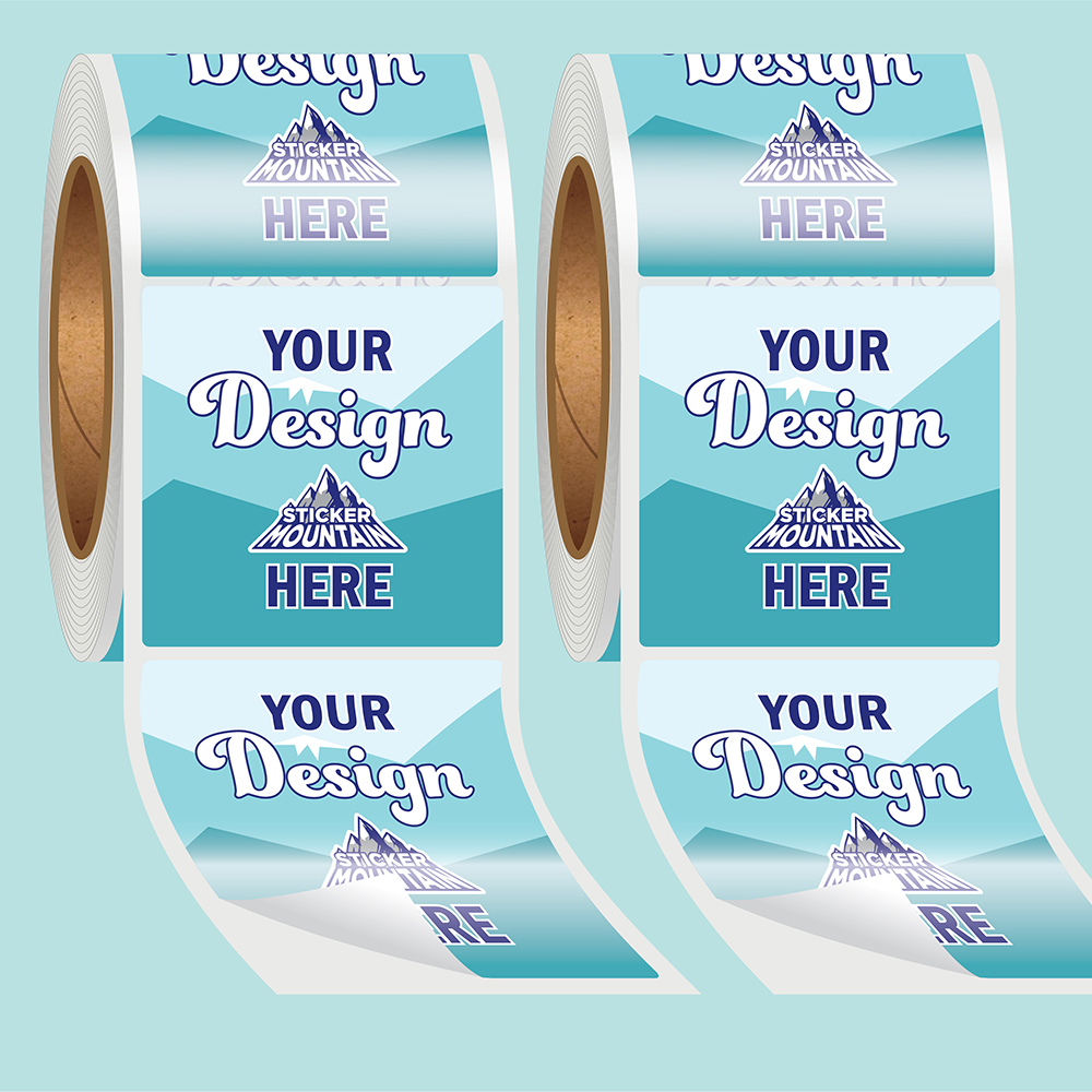 Square Stickers Printing