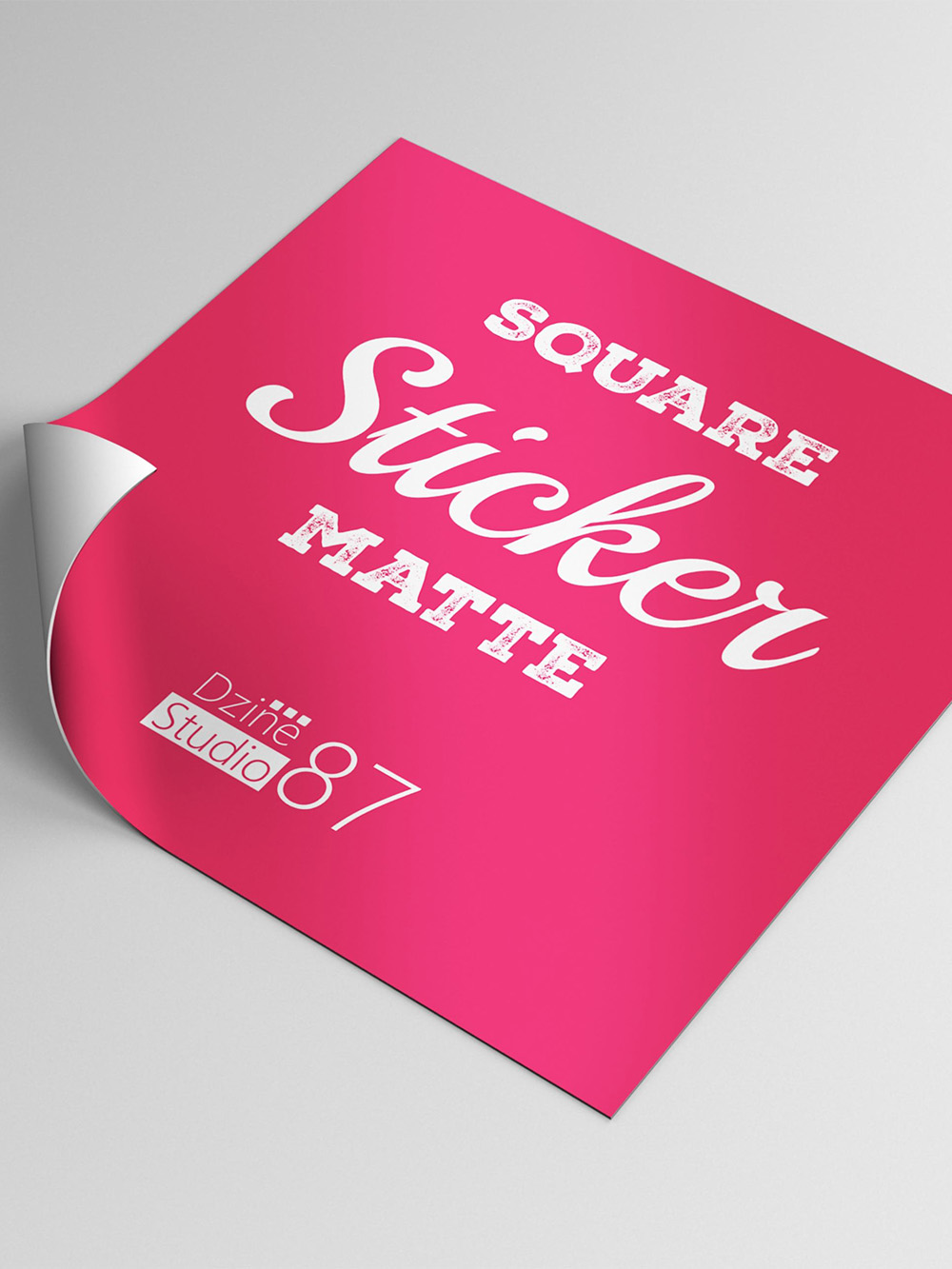 Square Stickers Printing