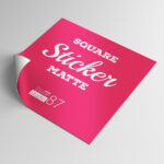 Square Stickers Printing