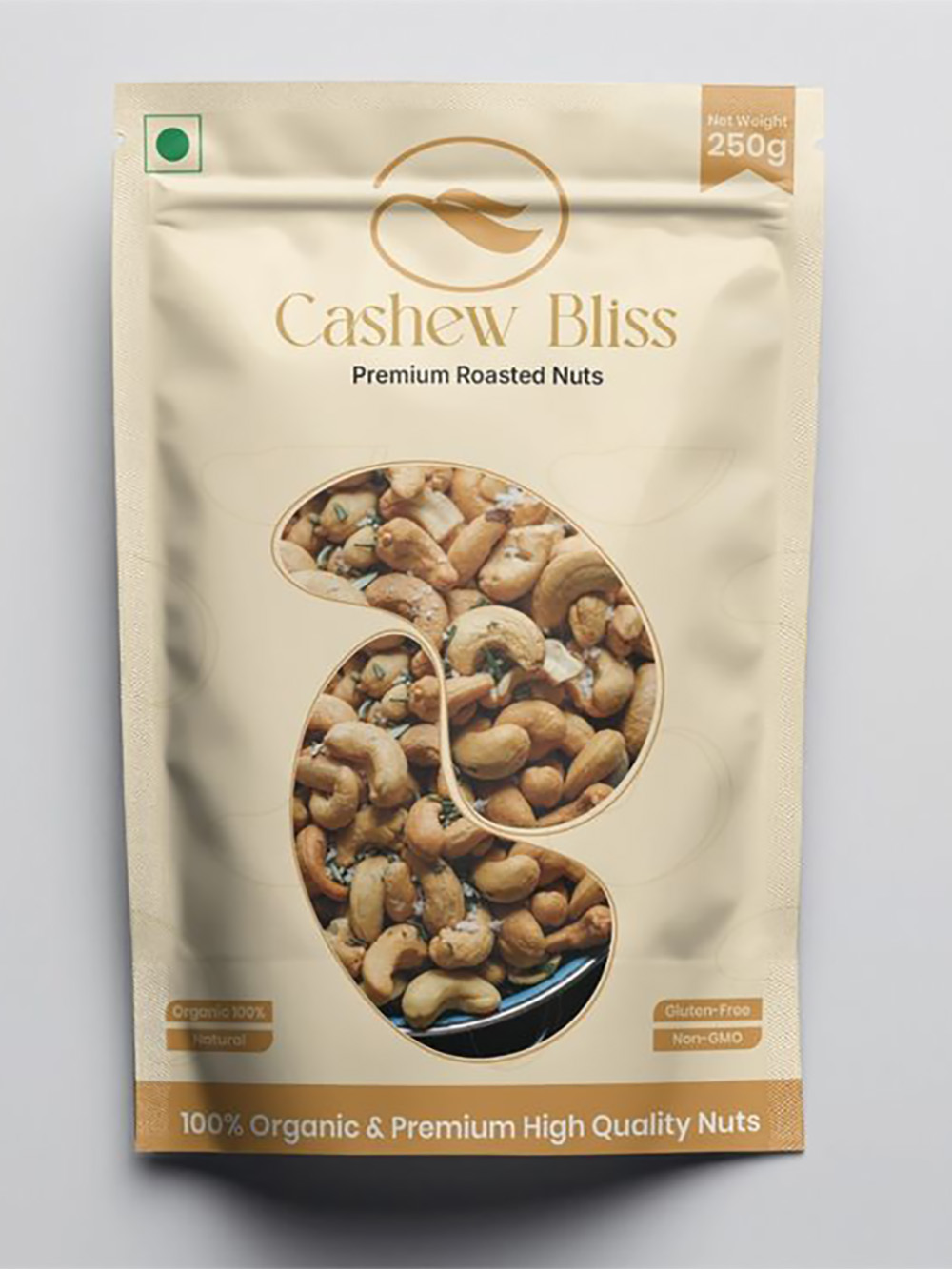 Stand Up Zipper Pouches for Nuts Packaging