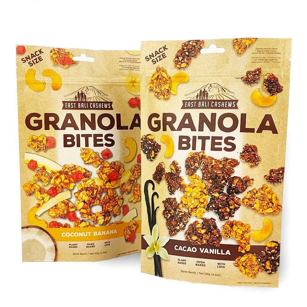 Stand Up Zipper Pouches for Nuts Packaging