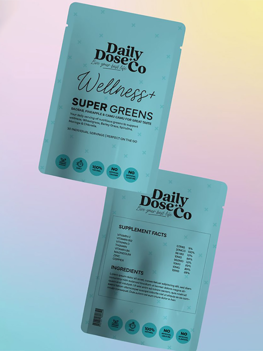 Supplement Packaging Pouches Wholesale