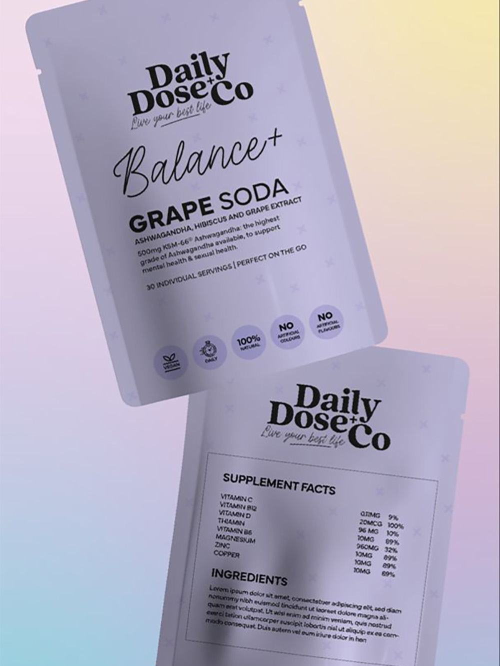 Supplement Packaging Pouches Wholesale