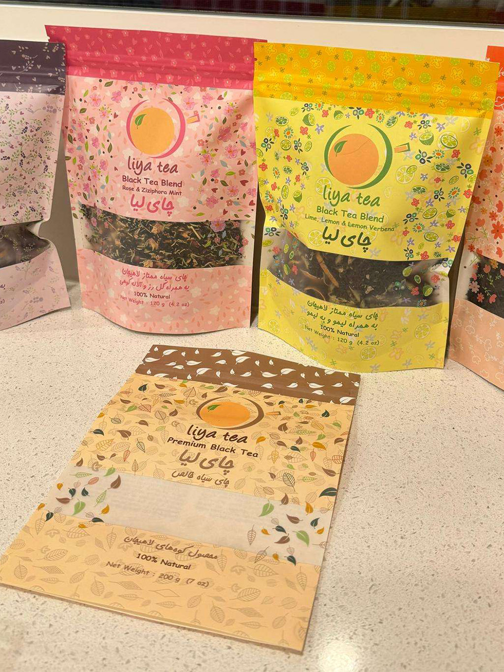 Tea Packaging Doypack Pouches