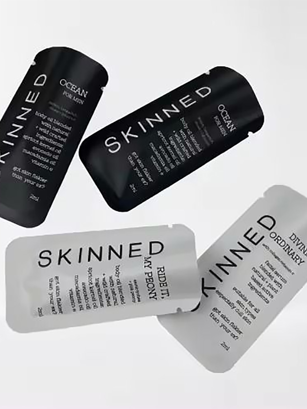 Three Side Seal Cosmetic Pouches