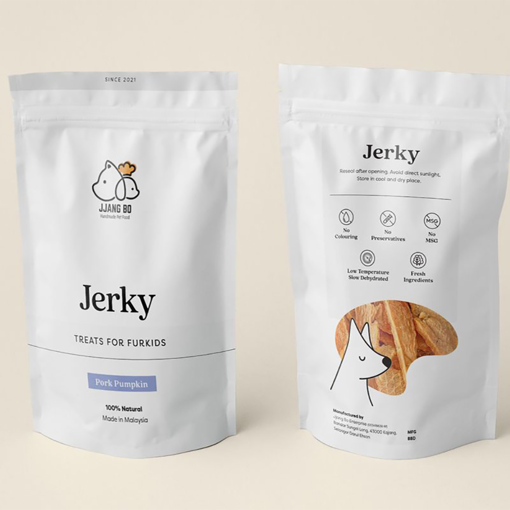 Three Side Seal Pet Treat Pouches