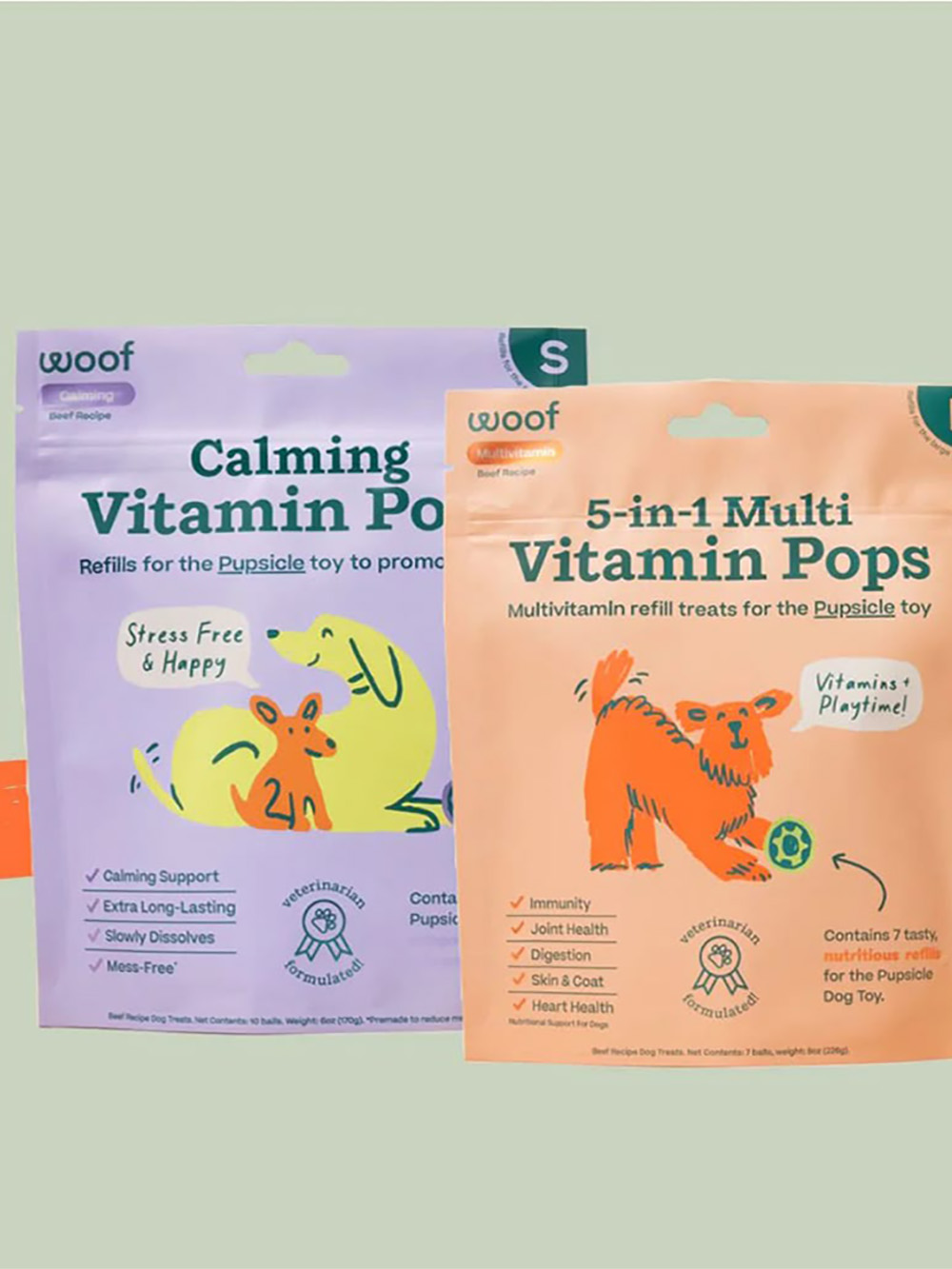 Three Side Seal Pet Treat Pouches
