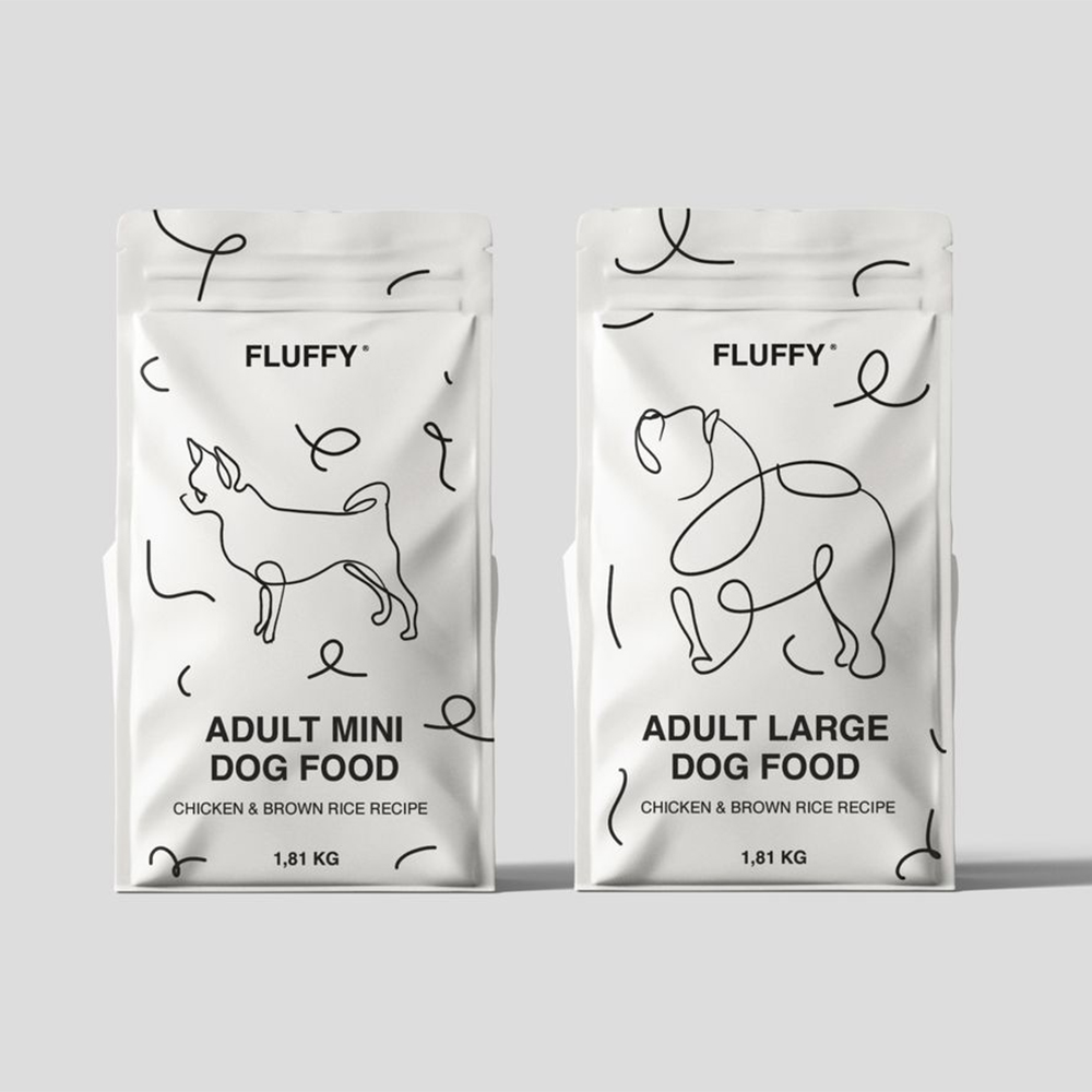 Three Side Seal Pet Treat Pouches