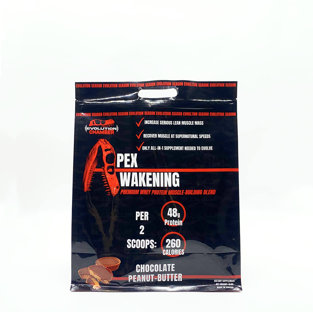 Whey Protein Powder Flat Bottom Pouches