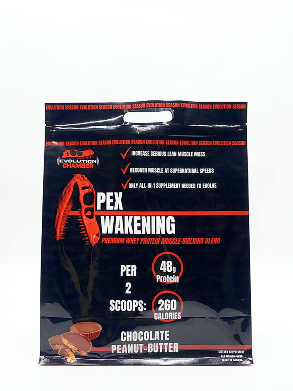 Whey Protein Powder Flat Bottom Pouches