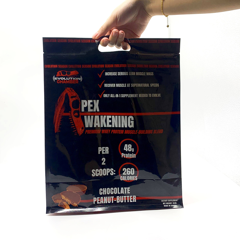 Whey Protein Powder Flat Bottom Pouches