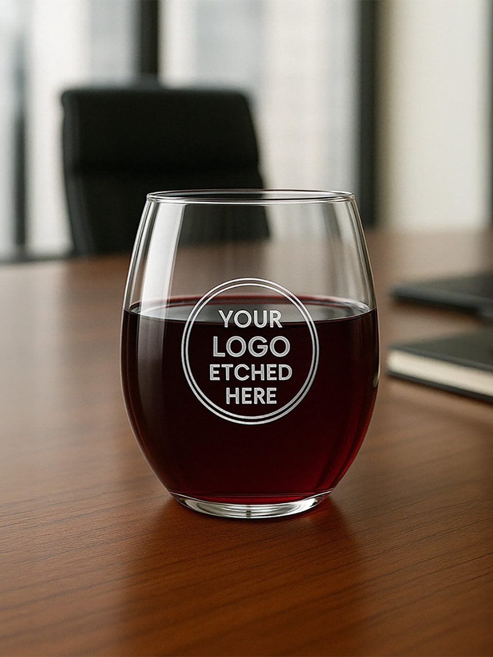Wine Glasses Printing with with custom branding & logo