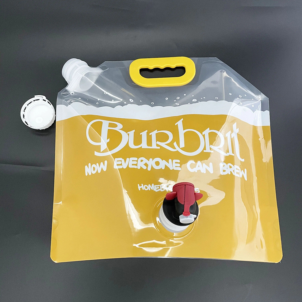 Wine Spout Pouches with Tap