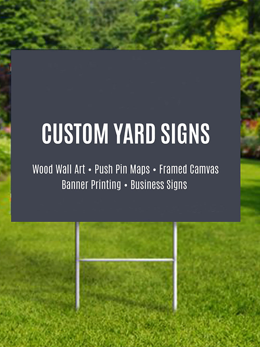 Yard signs Printing with custom text & promotion