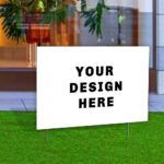 Yard signs Printing with custom text & promotion