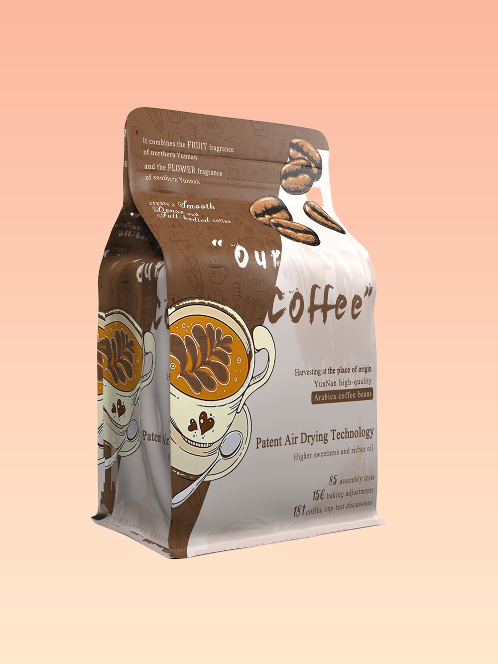 Zipper Coffee Bags with Valve