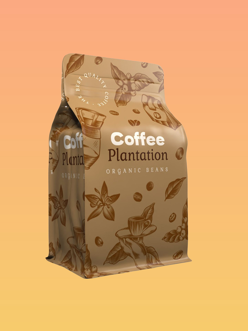 Zipper Coffee Bags with Valve
