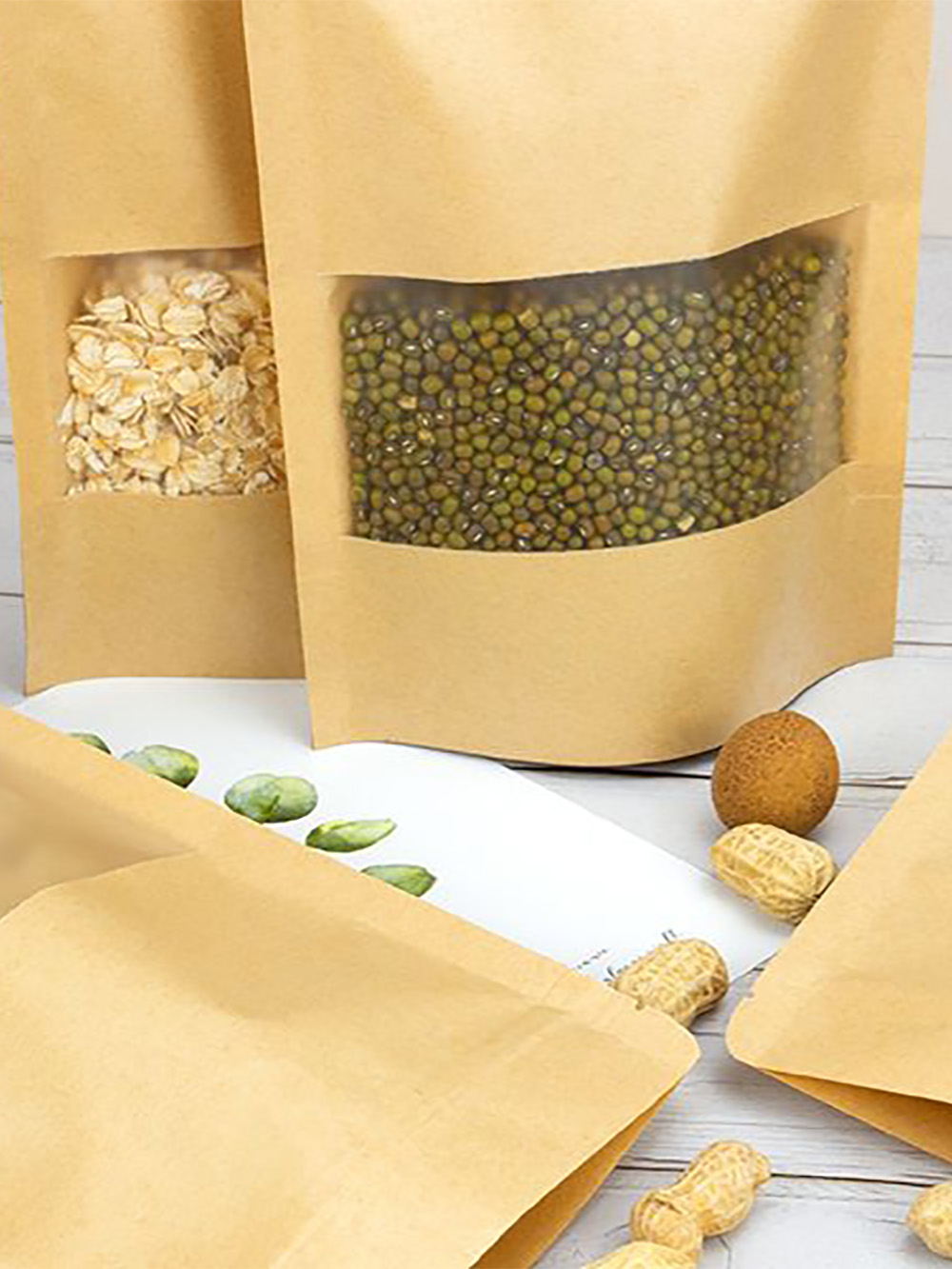 Kraft Child Resistant Bags