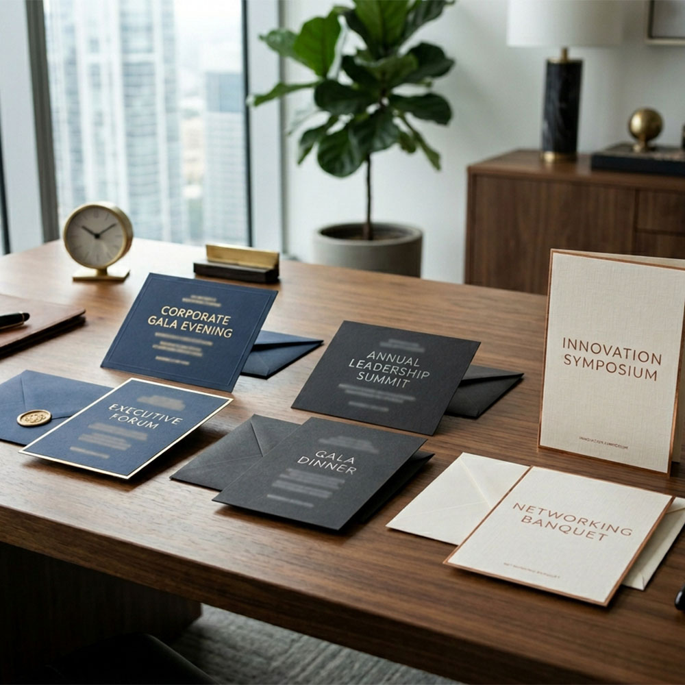 Business invitation printing