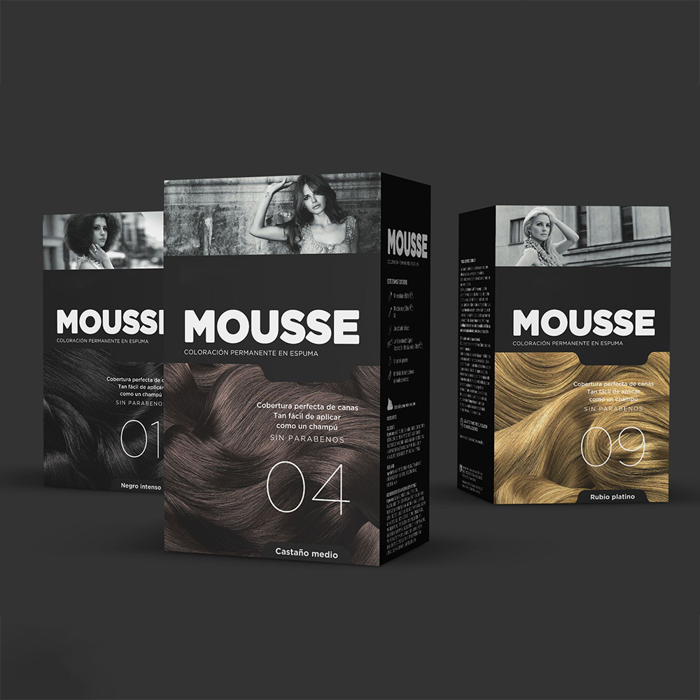Premium custom hair color packaging boxes