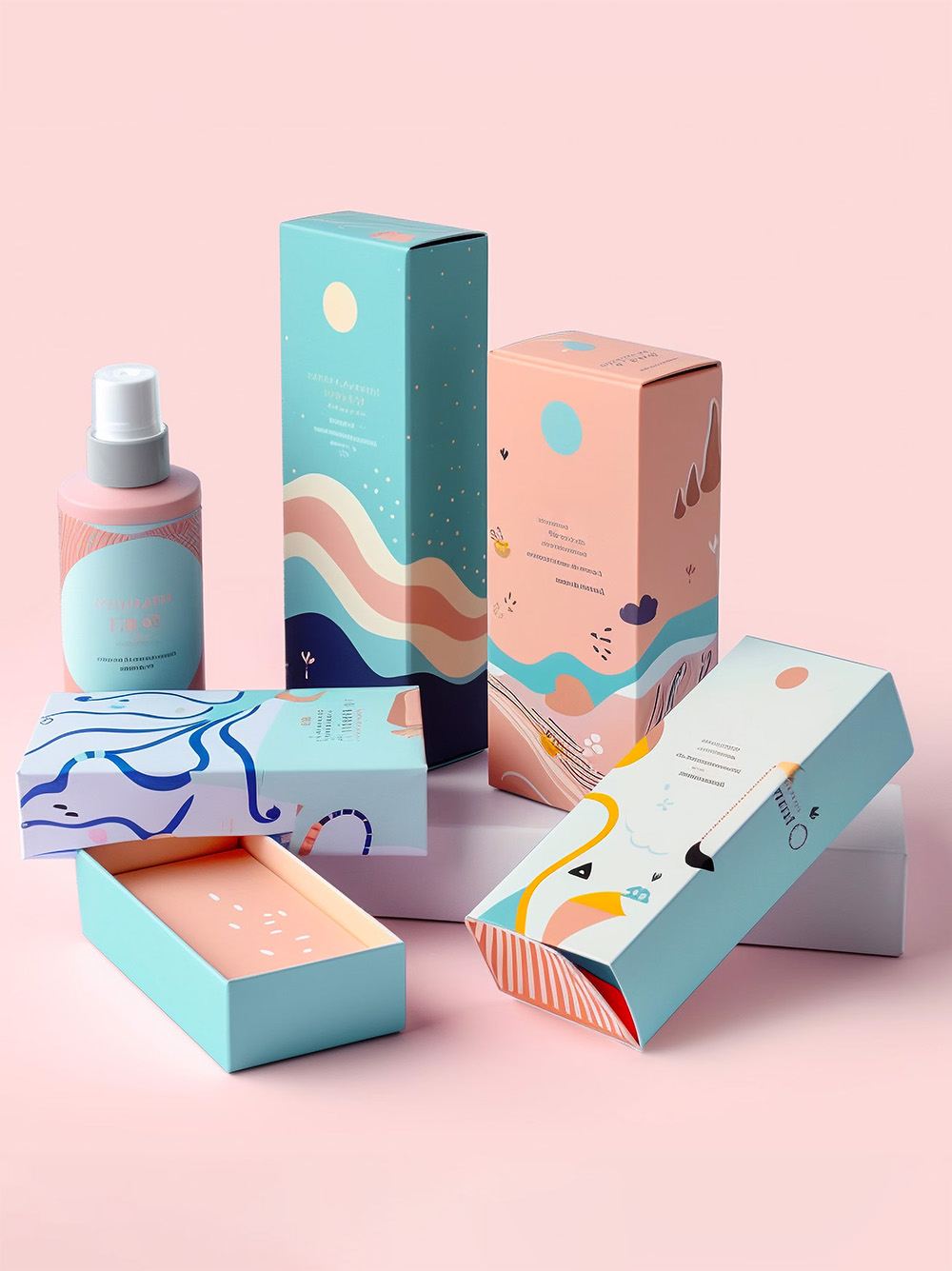 Premium luxury cosmetic packaging boxes