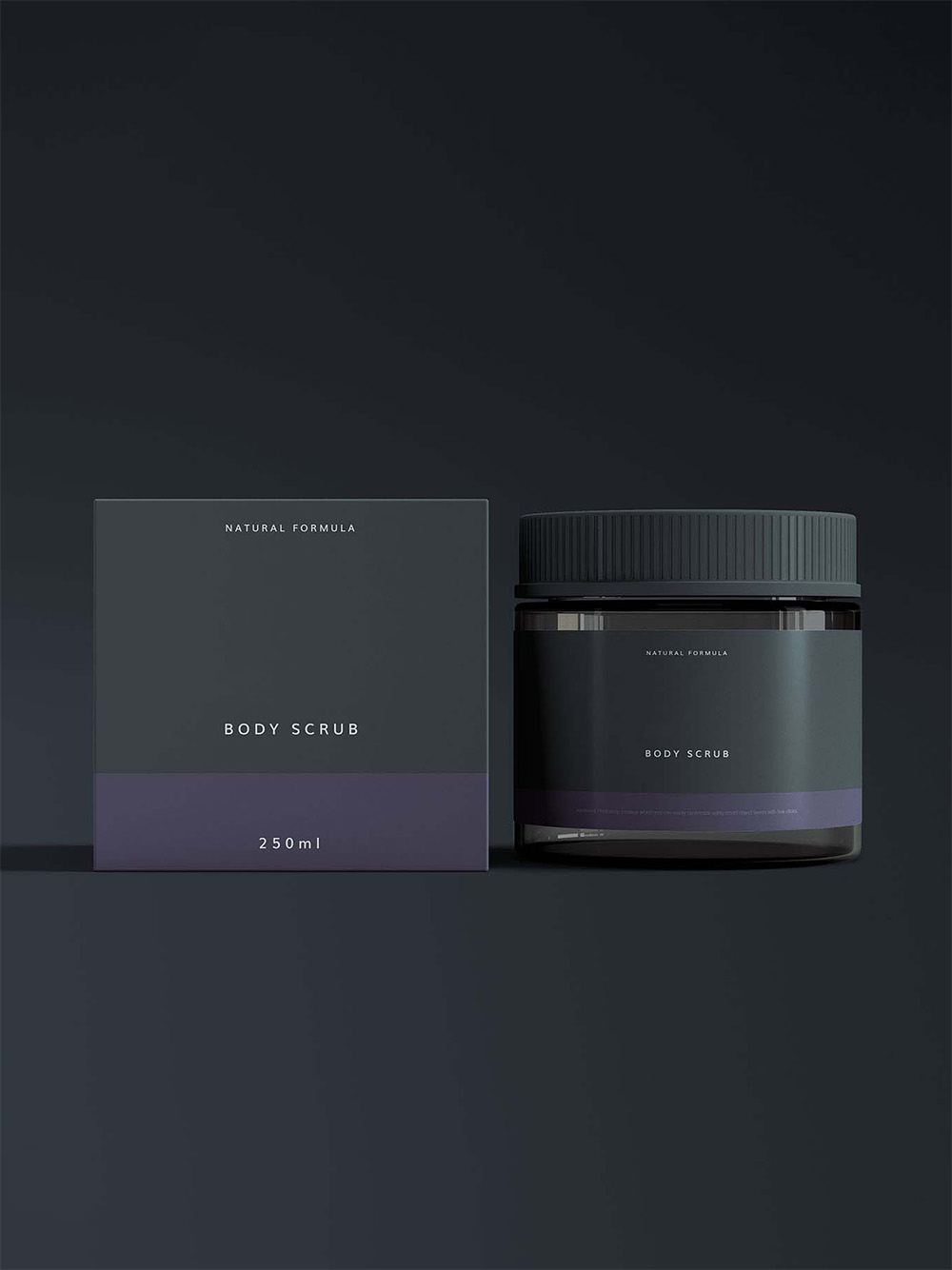 Premium custom scrub packaging boxes