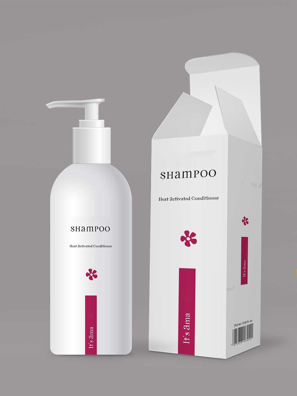 Premium custom shampoo packaging boxes