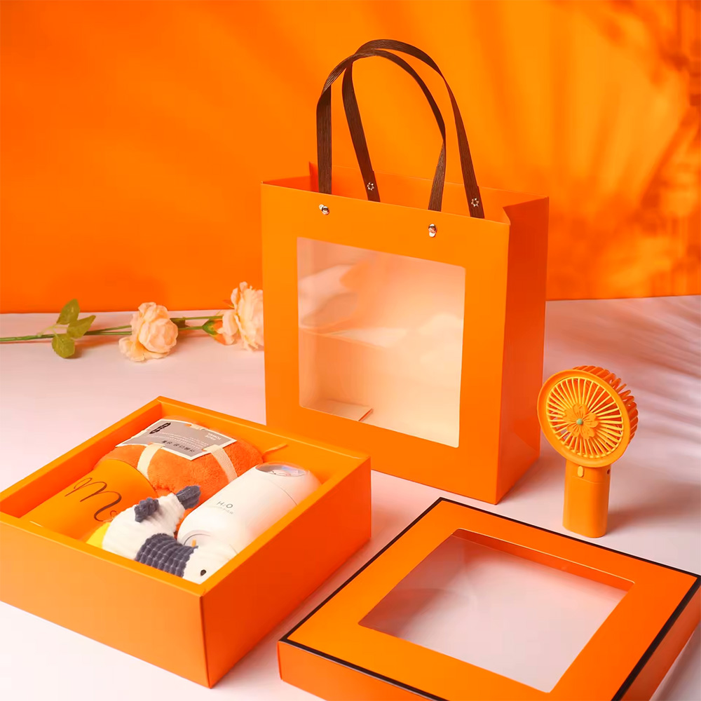 Premium window cosmetic packaging boxes