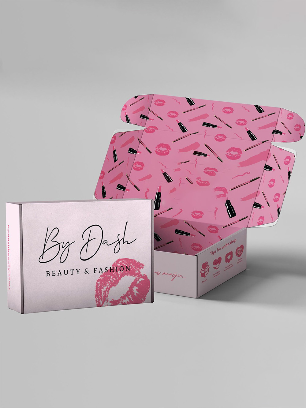 Custom printed cosmetic gift packaging box