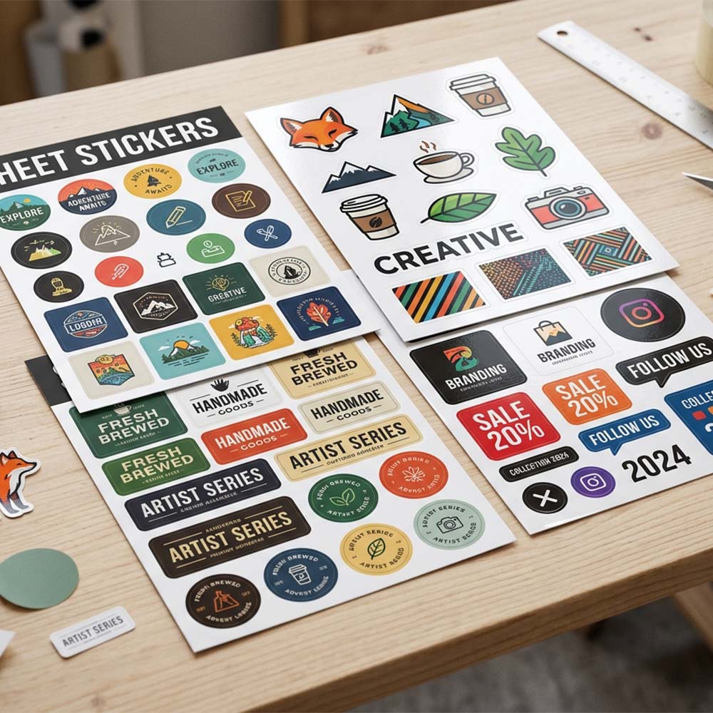 Sheet Stickers printing
