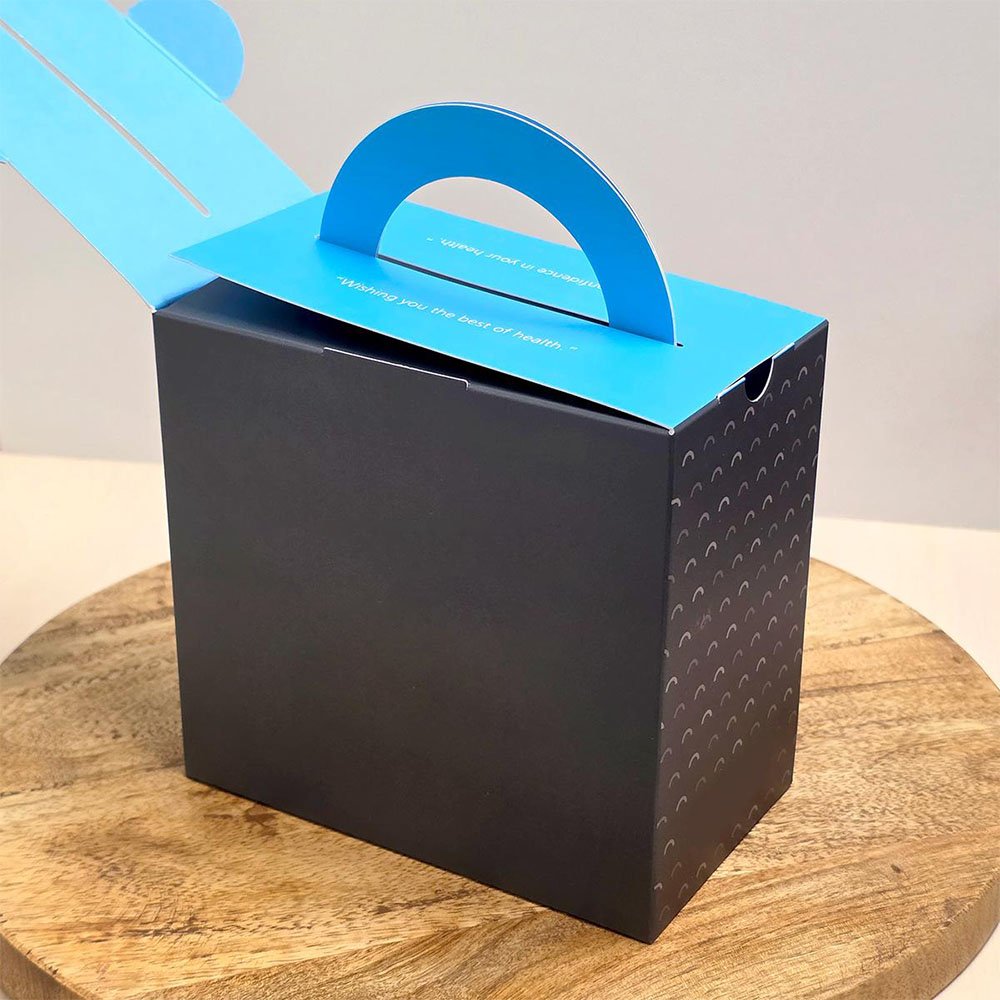 Black & Blue Gable Boxes