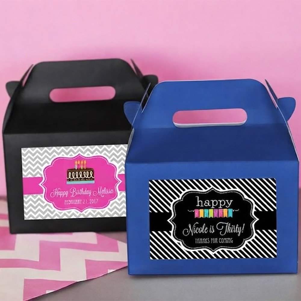 Black & Blue Gable Boxes