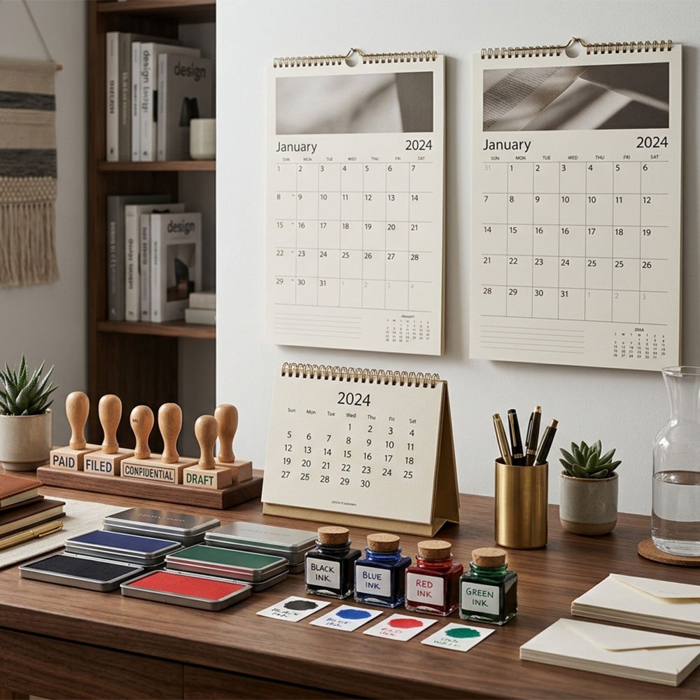 Calendars, Stamps & Ink