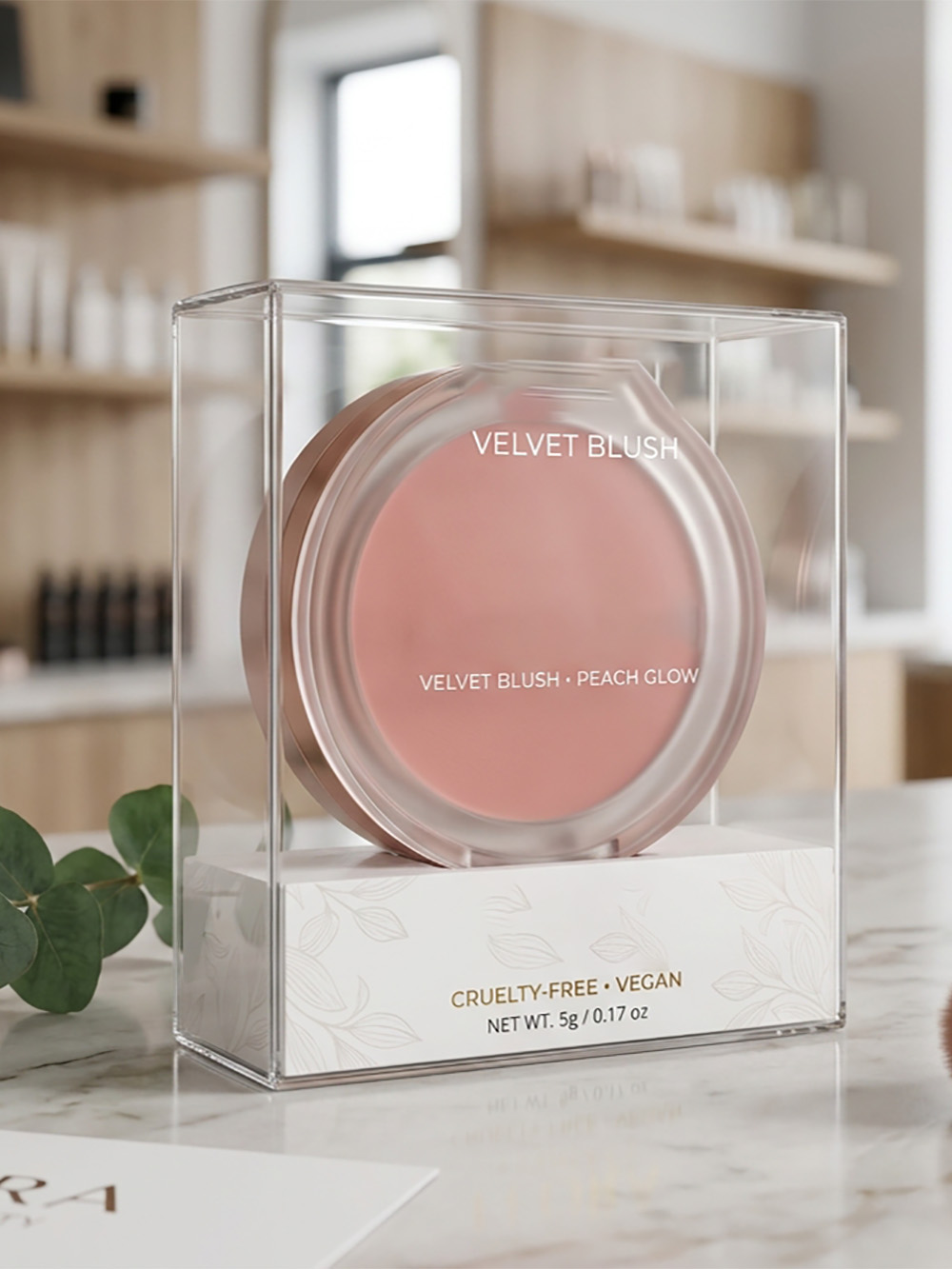 Custom Blush Packaging Premium Cosmetic Packaging