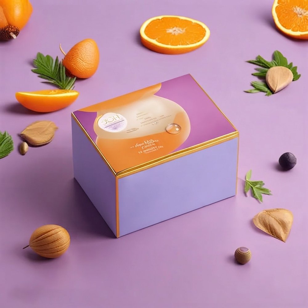Custom printed body butter boxes for cosmetic packaging